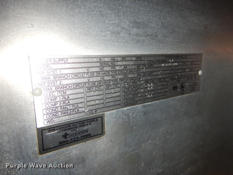 image for item DE1255 Victory VR-1 refrigeration unit