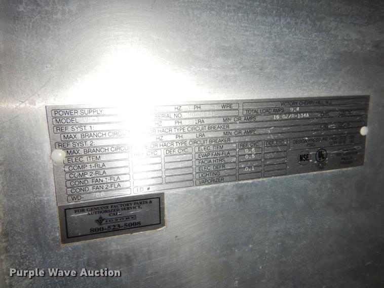 image for item DE1255 Victory VR-1 refrigeration unit