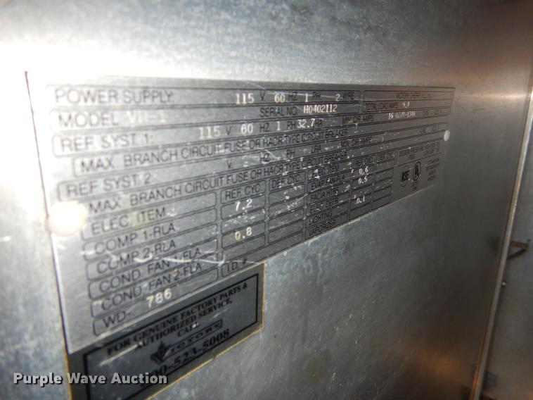 image for item DE1255 Victory VR-1 refrigeration unit