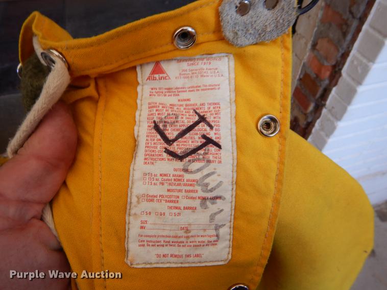 image for item DE1260 Fire fighting apparel