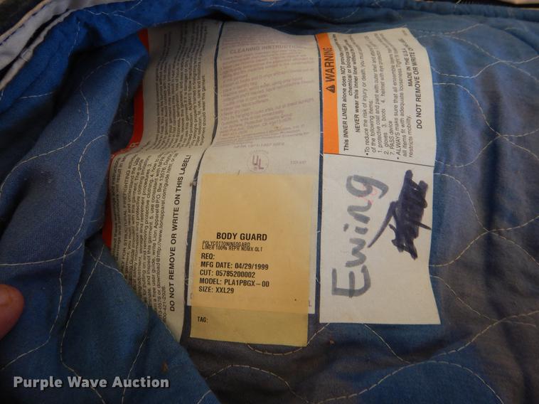 image for item DE1260 Fire fighting apparel