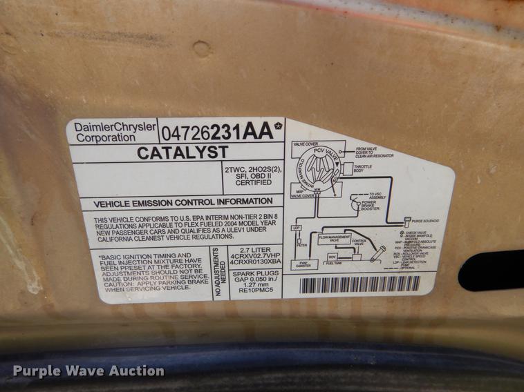 image for item DE1264 2004 Dodge Stratus SE