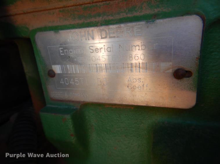 image for item DE3962 2001 John Deere 6310 tractor