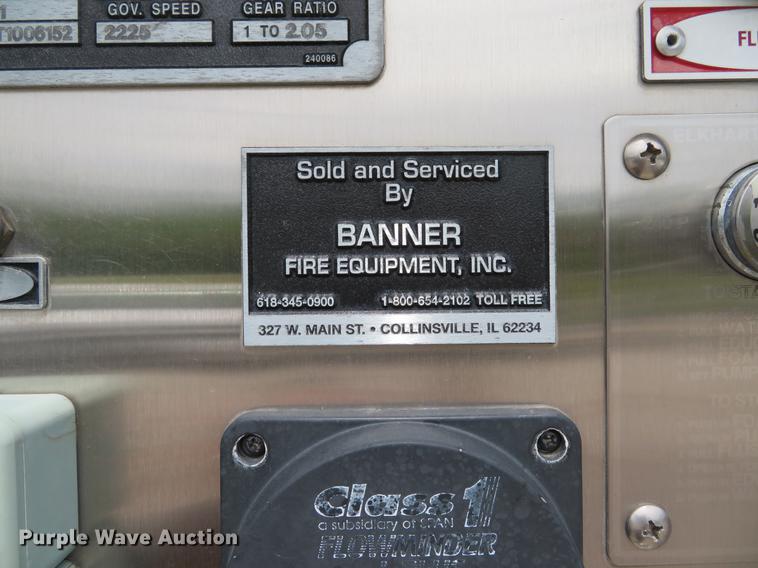 image for item DE8040 1996 Emergency One fire truck