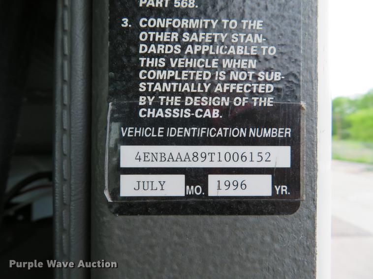 image for item DE8040 1996 Emergency One fire truck