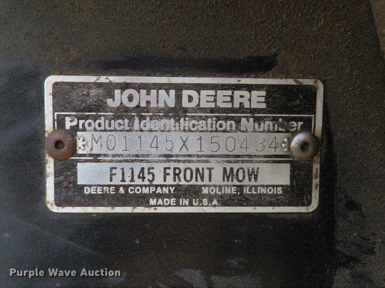 image for item DE8041 1996 John Deere F1145 lawn mower