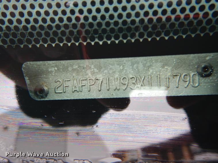 image for item DE8313 2003 Ford Crown Victoria Police Interceptor