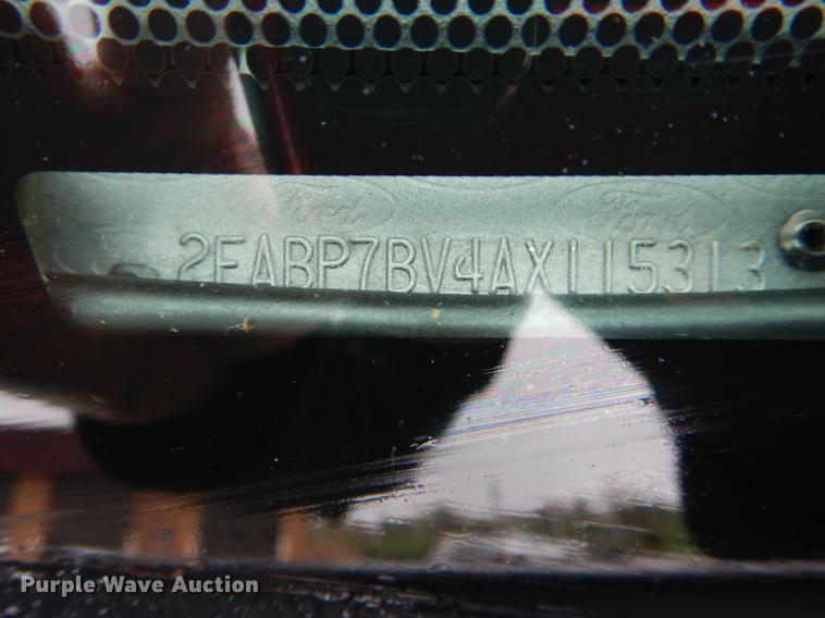 image for item DE8314 2010 Ford Crown Victoria Police Interceptor