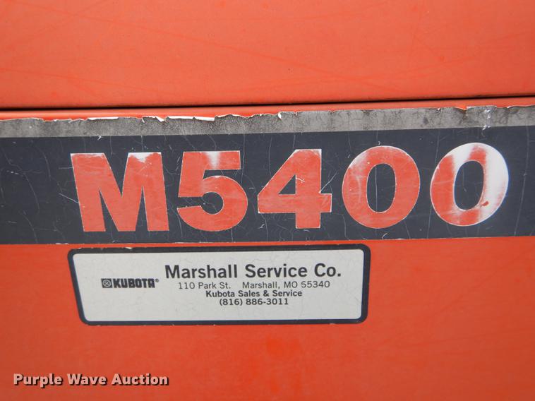 image for item DE8404 Kubota M5400 tractor