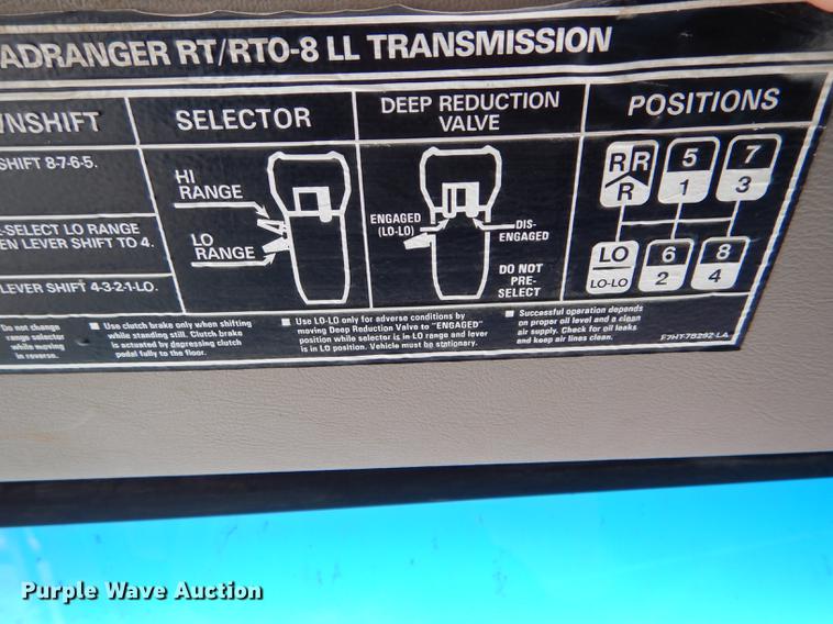 image for item DE8413 2002 Sterling L-Line dump truck