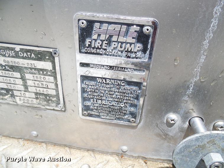 image for item DF7311 1995 Spartan DA405-2142 fire truck