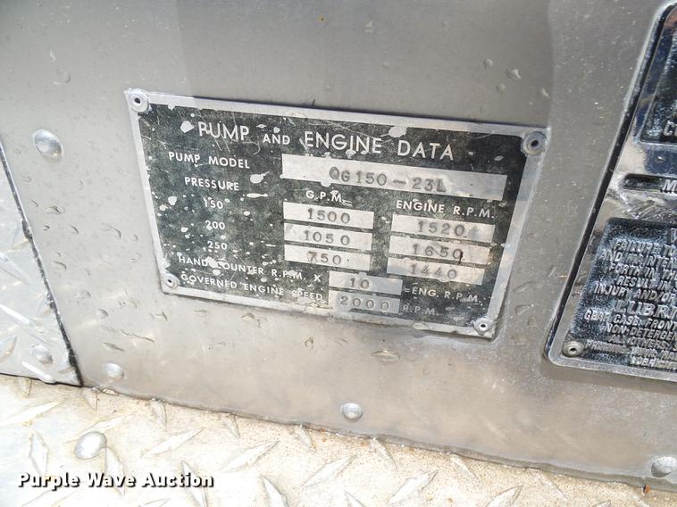 image for item DF7311 1995 Spartan DA405-2142 fire truck