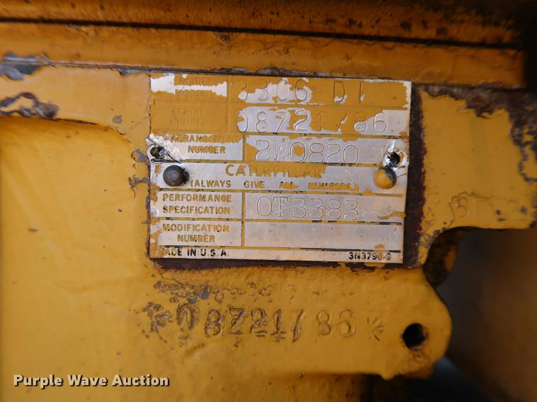 image for item DG3466 1984 Caterpillar 140G motor grader