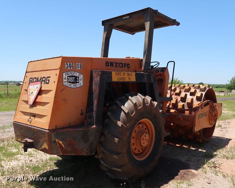 image for item DG3468 Bomag BW213PD single drum vibratory roller