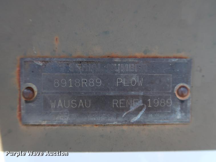 image for item DG3470 Wausau snow plow