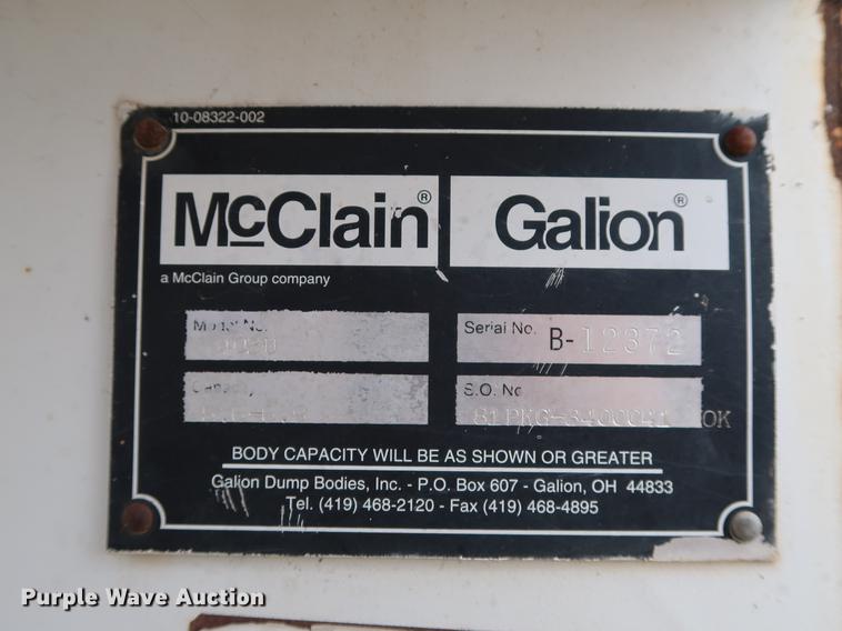 image for item DG3474 1998 Chevrolet C7500 dump truck