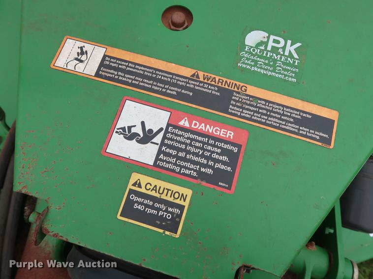 image for item DG3478 2015 John Deere CX15 batwing rotary mower