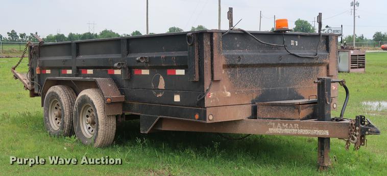 image for item DG3479 2010 Lamar dump trailer