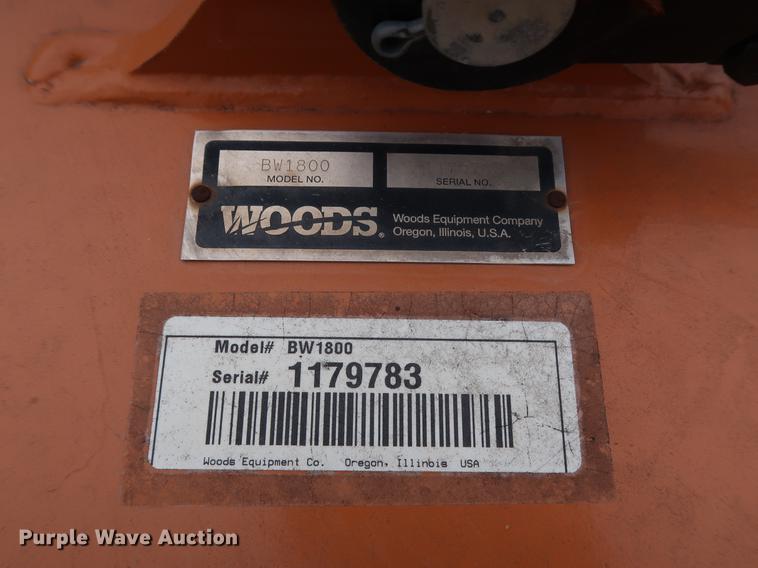 image for item DG3480 Woods BW1800 batwing rotary mower