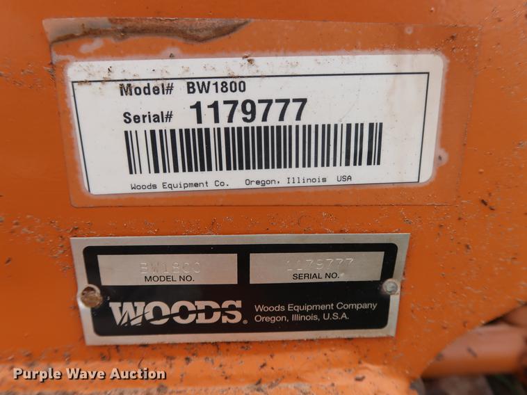 image for item DG3480 Woods BW1800 batwing rotary mower