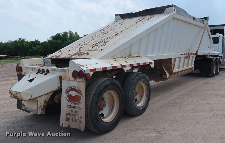 image for item DG3483 2009 CTS BDT-40 bottom dump trailer