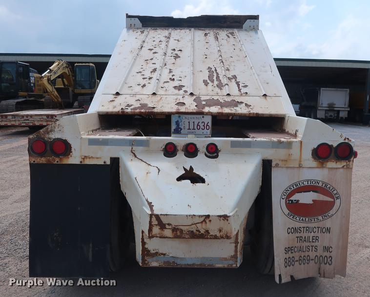 image for item DG3483 2009 CTS BDT-40 bottom dump trailer