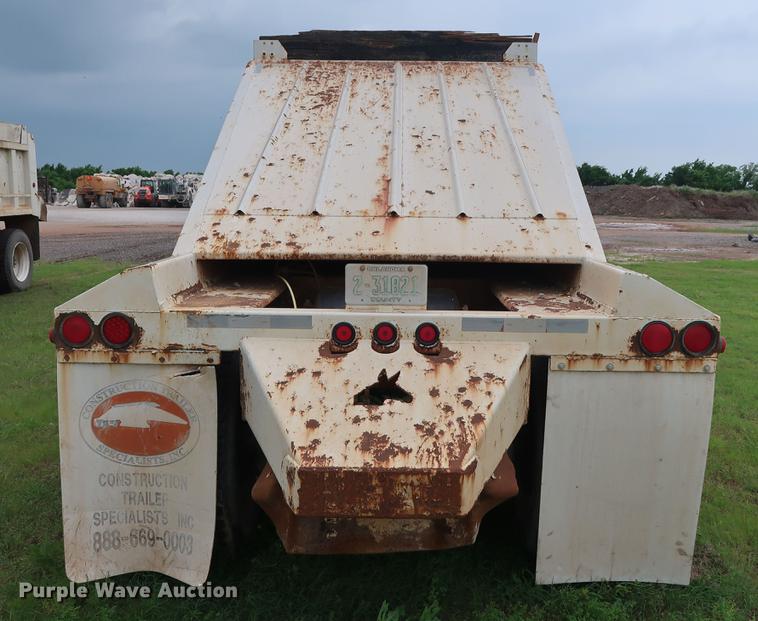 image for item DG3487 2009 CTS BDT-40 bottom dump trailer