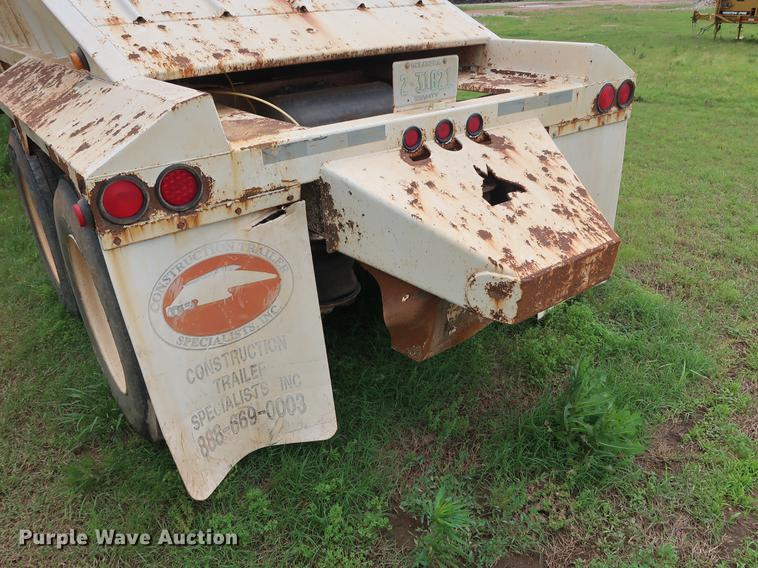 image for item DG3487 2009 CTS BDT-40 bottom dump trailer