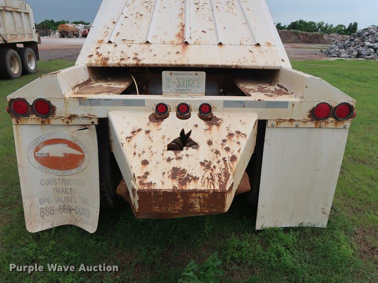 image for item DG3487 2009 CTS BDT-40 bottom dump trailer