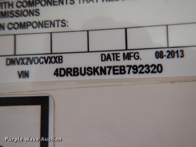 image for item DG5790 2014 International CE school bus