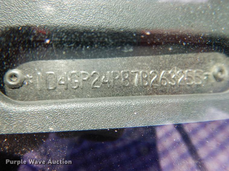 image for item DG5792 2007 Dodge Grand Caravan van