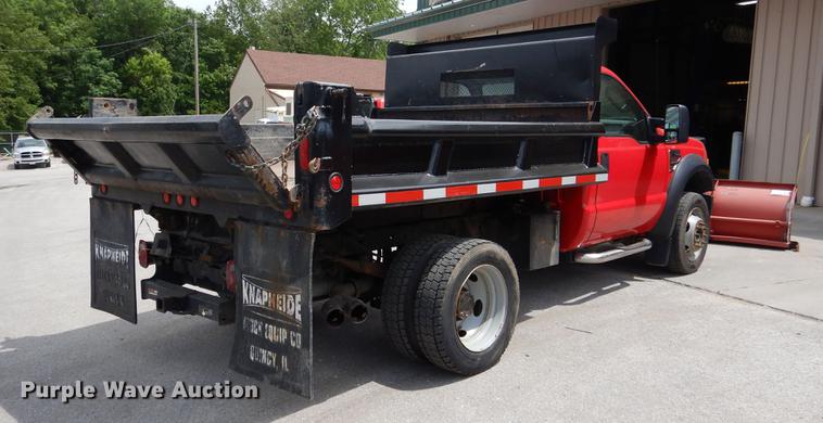 image for item DY9833 2008 Ford F550 Super Duty dump truck