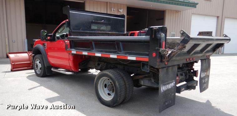 image for item DY9833 2008 Ford F550 Super Duty dump truck