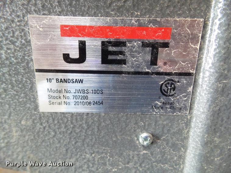 image for item EM9178 Jet JWBS-1005 band saw