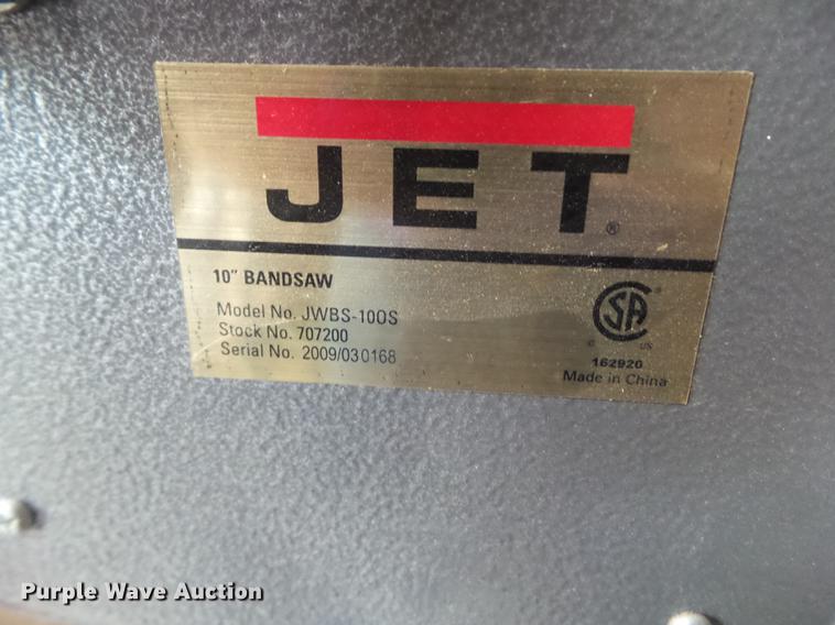 image for item EM9179 Jet JWBS-100S band saw