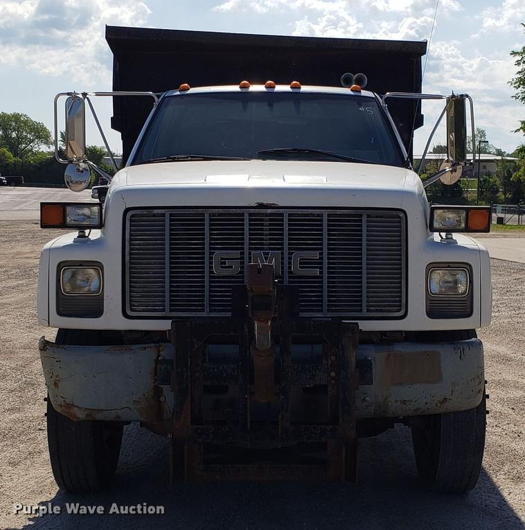 image for item EN9966 2002 GMC C8500 dump truck