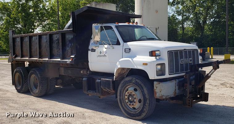 image for item EN9966 2002 GMC C8500 dump truck