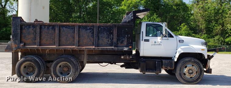 image for item EN9966 2002 GMC C8500 dump truck
