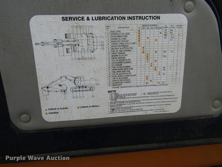 image for item EU9636 1998 Hyundai Robex 210LC-3 excavator