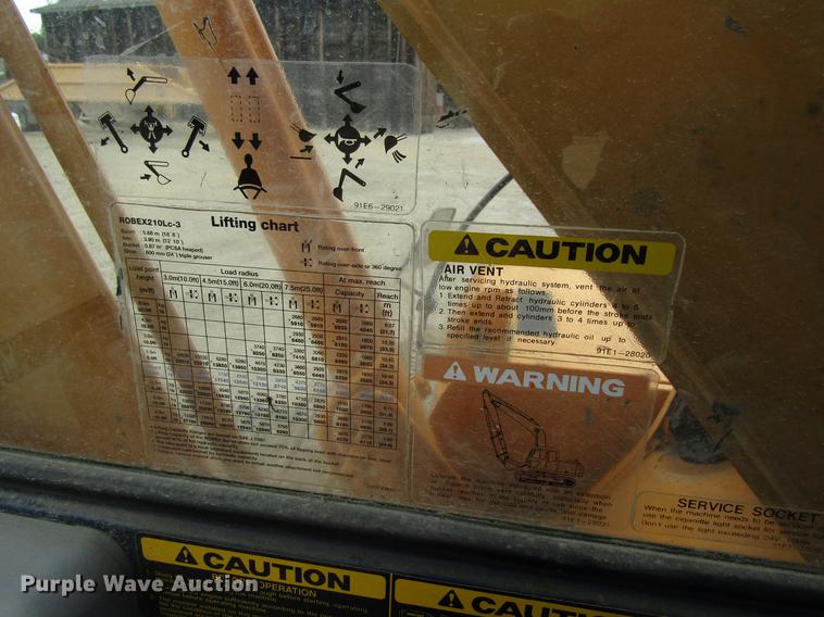 image for item EU9636 1998 Hyundai Robex 210LC-3 excavator