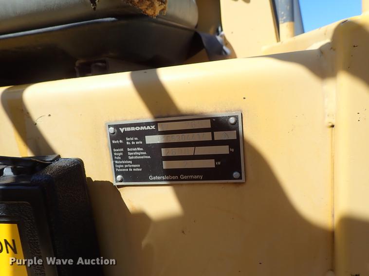 image for item FH9831 Vibromax 265 double drum vibratory roller