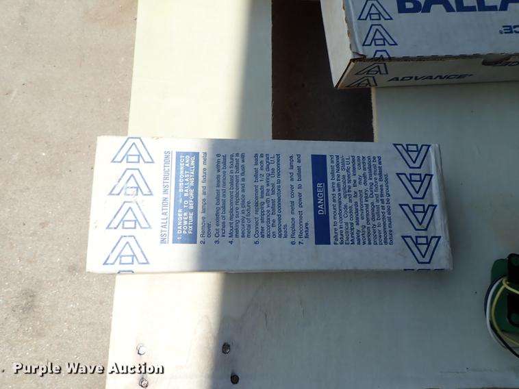 Approximately 18 ballasts in McPherson, KS Item FH9902 sold Purple Wave
