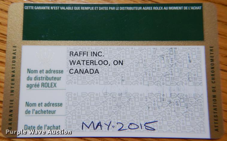 image for item FK9009 Men's Rolex watch