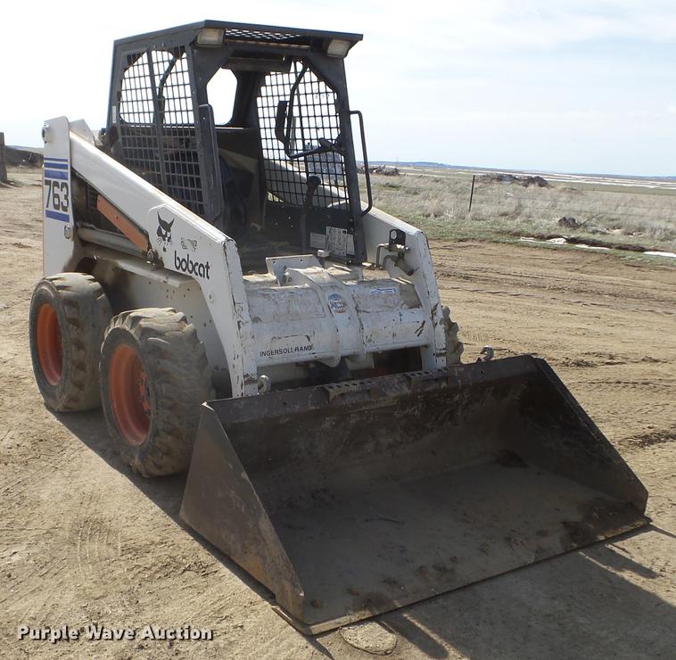 image for item FM9255 1997 Bobcat 763 skid steer