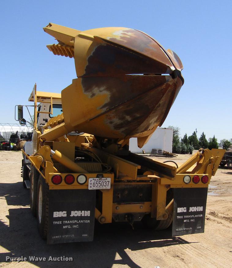 image for item DB4944 1995 Ford L9000 truck with Big John tree transplanter