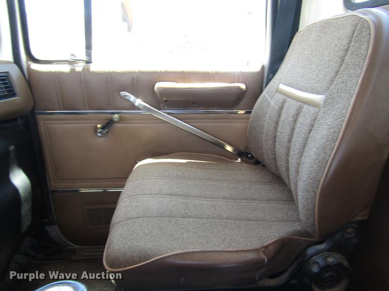 image for item DB4944 1995 Ford L9000 truck with Big John tree transplanter