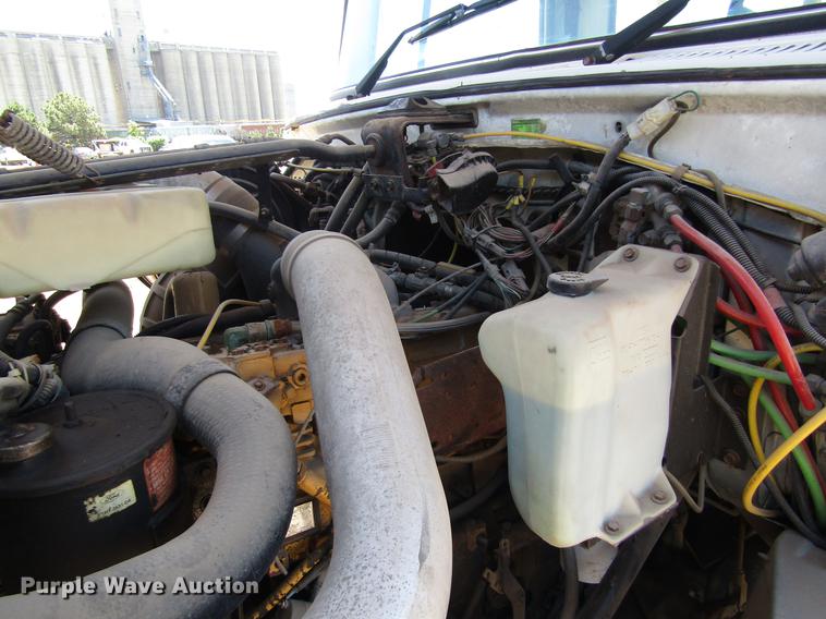 image for item DB4944 1995 Ford L9000 truck with Big John tree transplanter