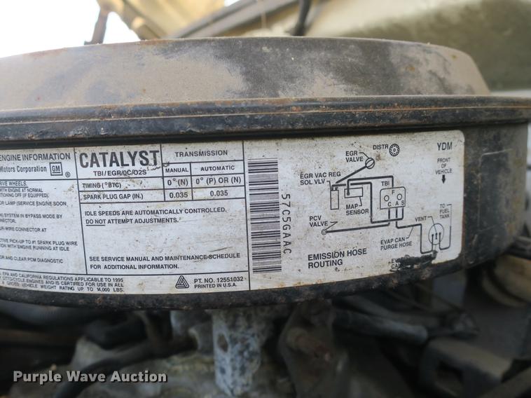 image for item DB8764 1995 Chevrolet Cheyenne 2500 pickup truck