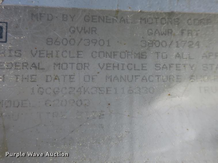 image for item DB8764 1995 Chevrolet Cheyenne 2500 pickup truck