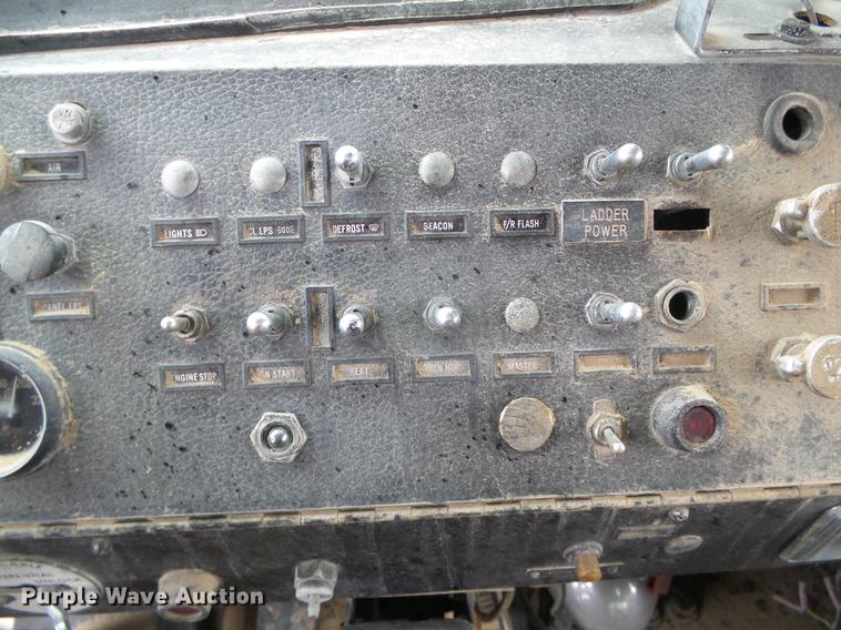 image for item DC5174 1981 Oshkosh A-1844-1 ladder fire truck